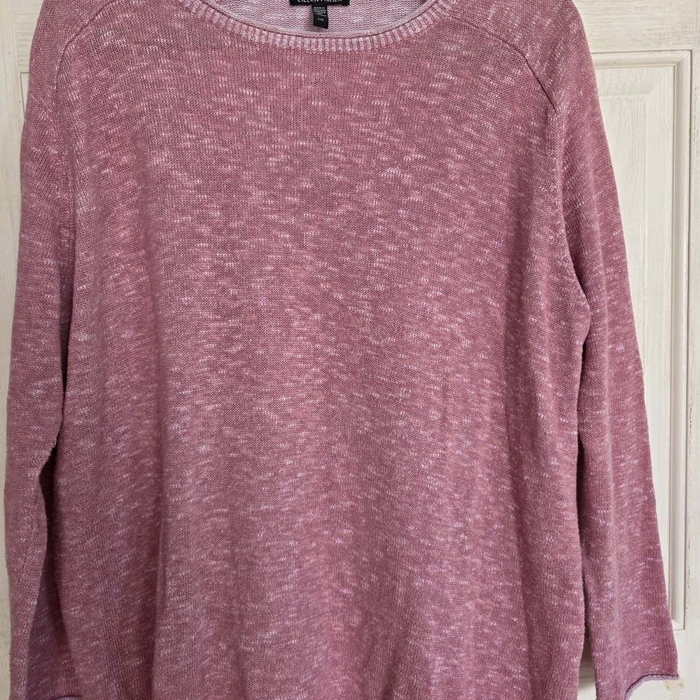 Eileen Fisher Soft Pink Knit Top